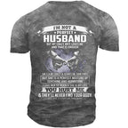My Crazy Wife Loves Me Funny Husband Graphic Tee