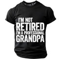 Professional Grandpa Retirement Humor Graphic Shirt