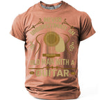 Old Man Acoustic Guitar Graphic Shirt