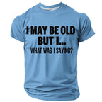 Old Man Humor Classic Aging Graphic Short Sleeve Tee