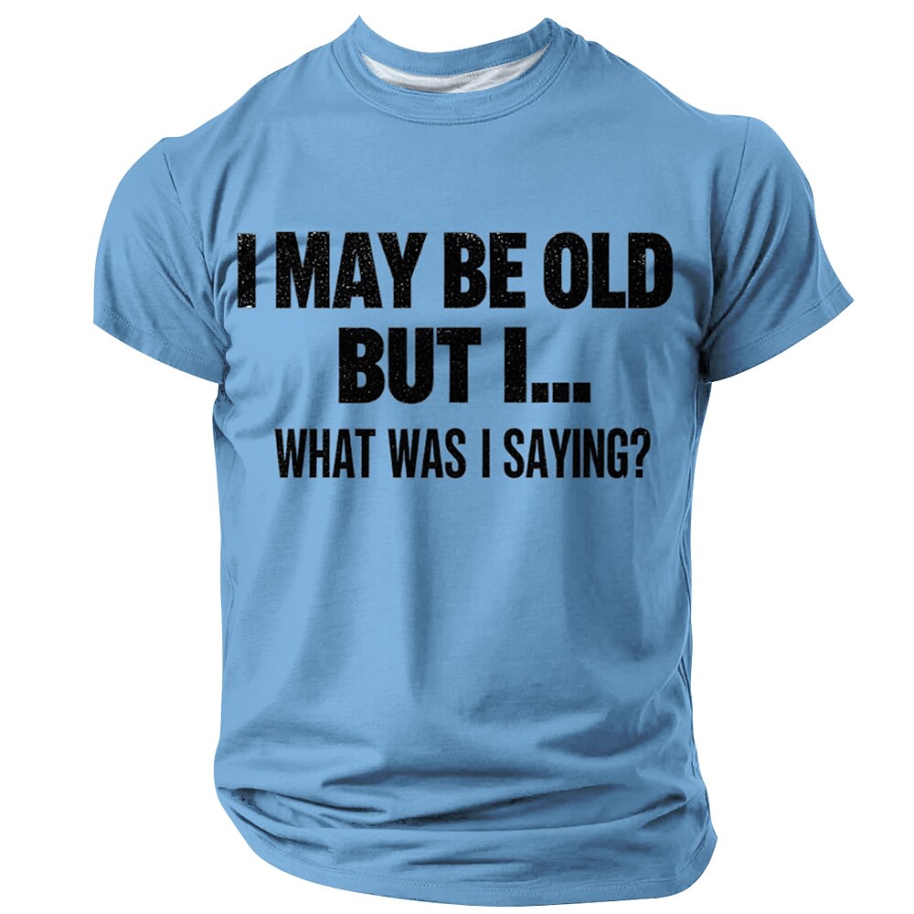 Old Man Humor Classic Aging Graphic Short Sleeve Tee