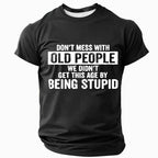 Don't Mess Legendary Grandpa Graphic Tee