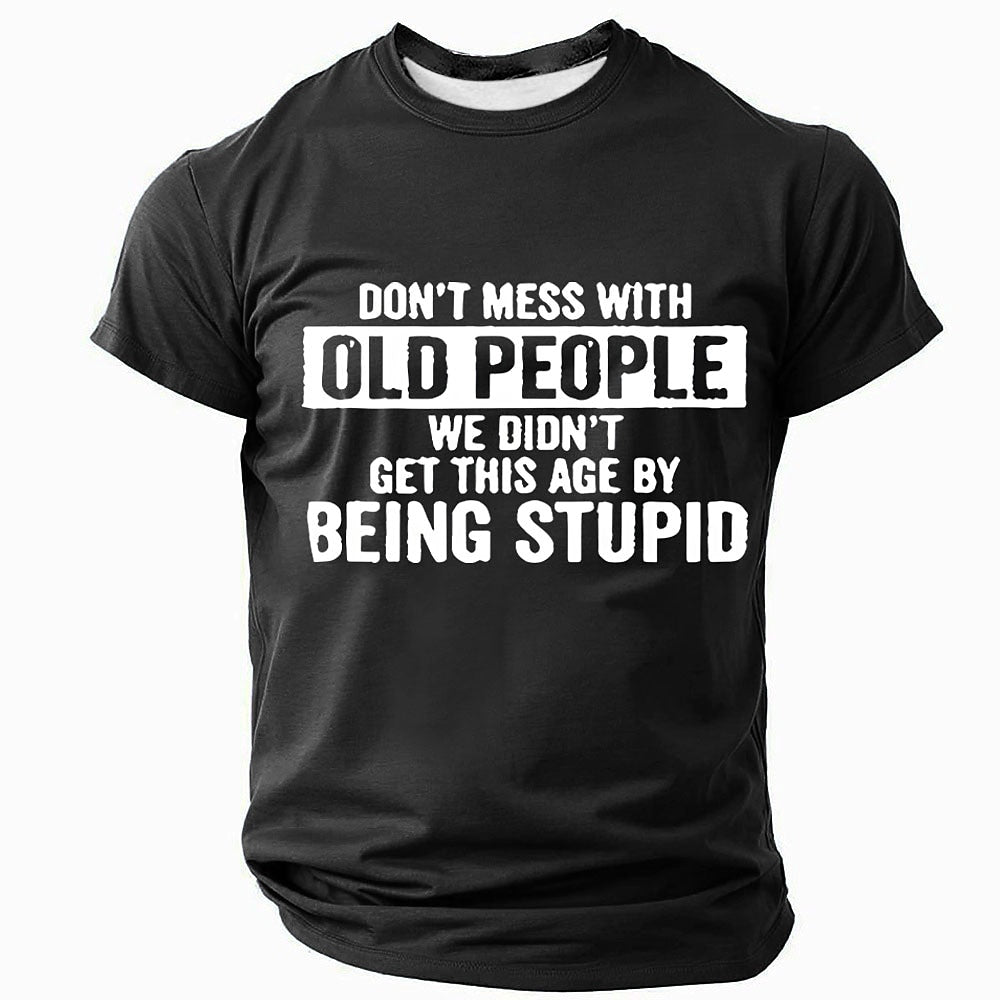 Don't Mess Legendary Grandpa Graphic Tee