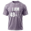Men's 50th Birthday Aging Quote Short Sleeve Vintage T shirt