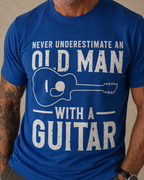 Vintage Guitar Old Man Graphic Shirt