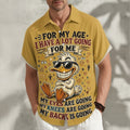 Ironic Duck Slang Cartoon Animal Funny Short Sleeve Shirt