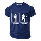 Dad Guitar Player Comparison Graphic Tee