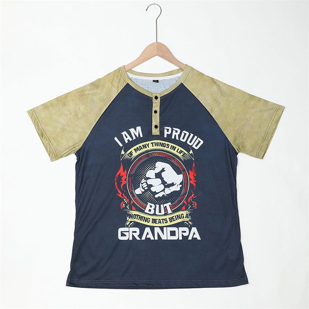 Nothing Beats Being A Grandpa Family Pride Henley Shirt