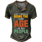 Weird Being Same Age As Old People Graphic Henley