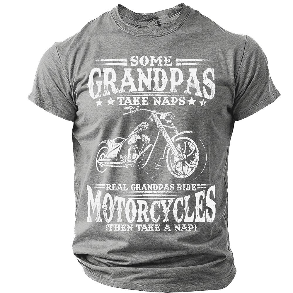 Real Grandpas Ride Choppers Graphic Shirt