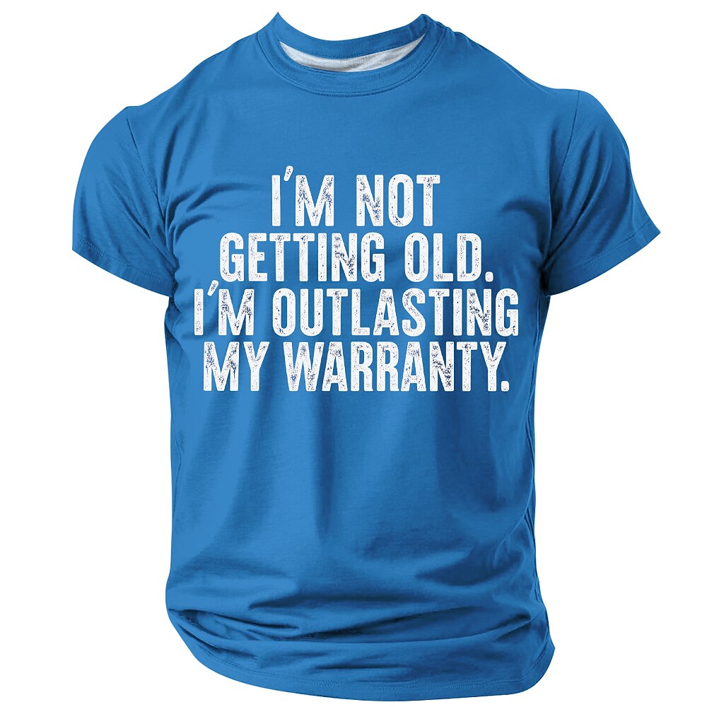 Funny Aging Humor Age Quote Print Tee Shirt
