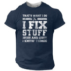 Handyman Fix Stuff Knowledge Graphic Shirt