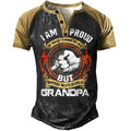 Nothing Beats Being A Grandpa Family Pride Henley Shirt