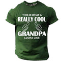 Really Cool Grandpa Humor Graphic Tee