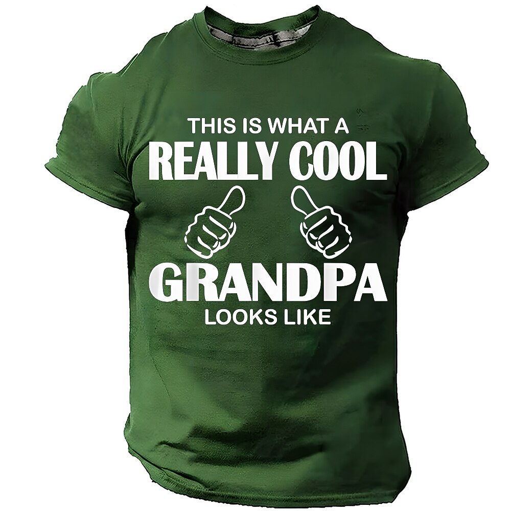 Really Cool Grandpa Humor Graphic Tee