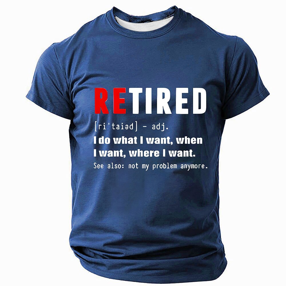 Retired Definition My Rules Graphic Tee