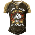 Nothing Beats Being A Grandpa Family Pride Henley Shirt