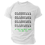 Funny Binary Code Geek Dad Graphic Shirt
