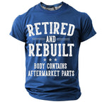 Aftermarket Parts Retirement Humor Graphic Tee