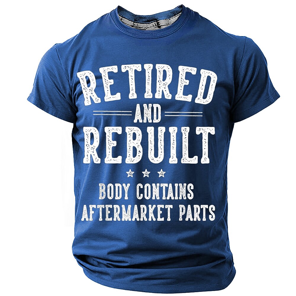 Aftermarket Parts Retirement Humor Graphic Tee
