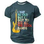 Cool Bands Vintage Guitar Graphic Tee