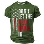 Old Man Patriotic Statement Graphic Tee