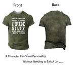 Handyman Fix Stuff Knowledge Graphic Shirt