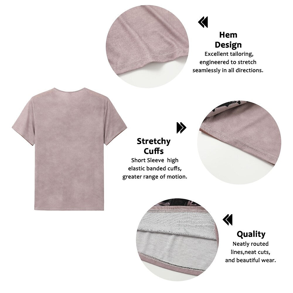 Old Man Vintage Classic Car Graphic Henley Shirt