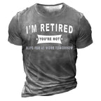 Retired You Work Tomorrow Graphic Shirt