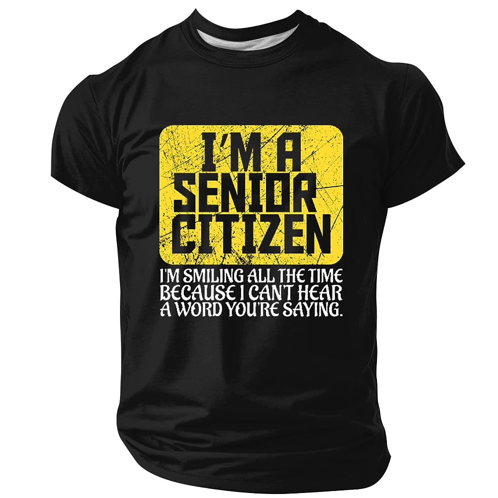 Senior Style Humor Graphic Shirt Tee