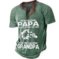 Called Papa Too Cool To Be Grandpa Graphic Tee
