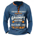 Never Dreamed Grumpy Old Man Killing It Henley Shirt