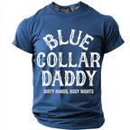 Blue Collar Daddy Work Graphic Shirt