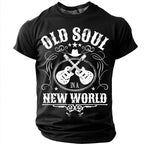 Old Soul Crossed Guitars Graphic Tee