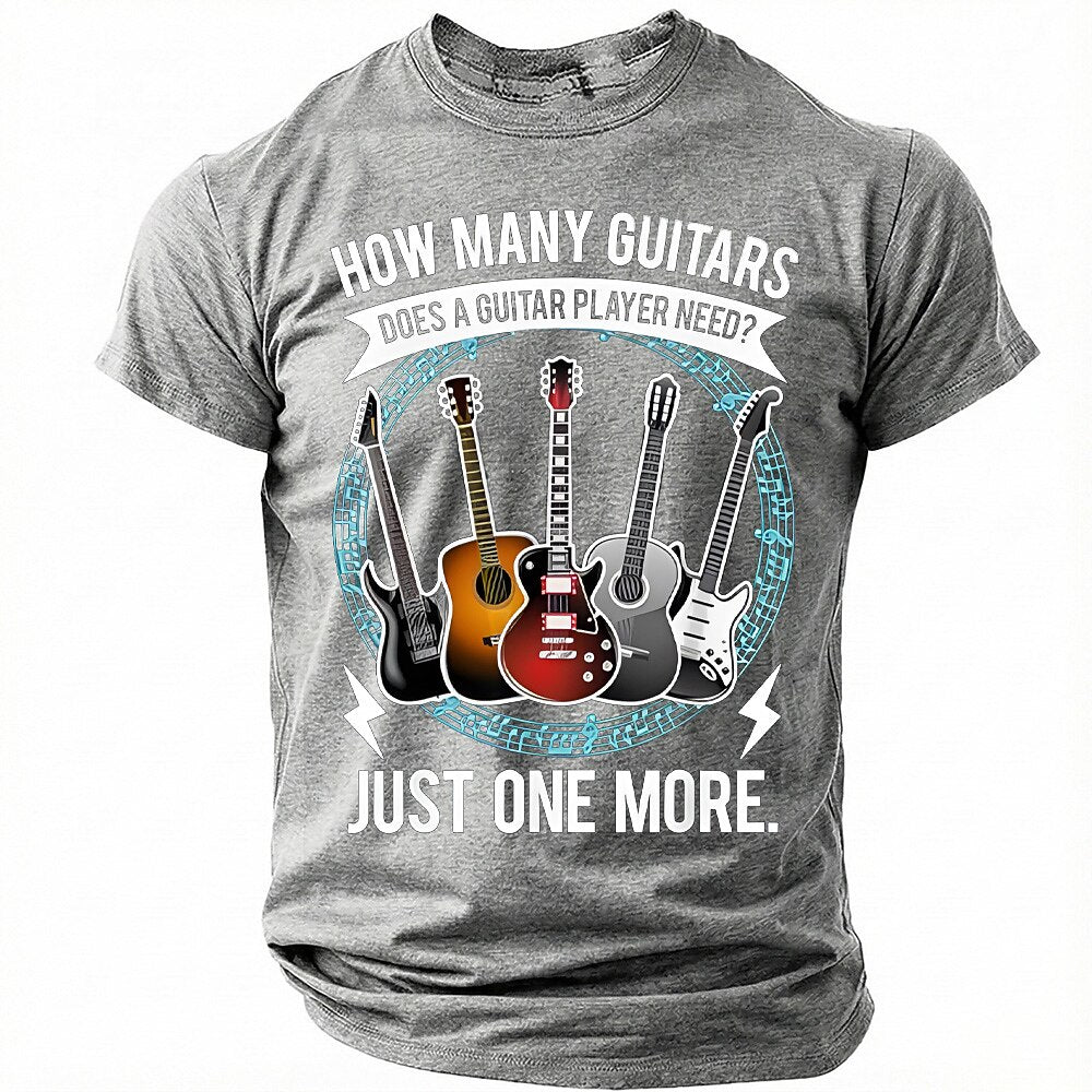 Guitar Player Needs Just One More Funny Graphic Tee