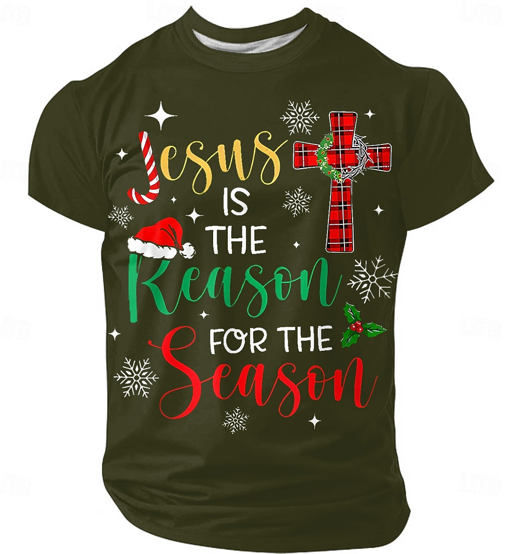 Santa Claus Funny Christmas Slang Graphic Short Sleeve Tee