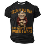 Old Man Legend Funny Aging Graphic Daily Street Tee