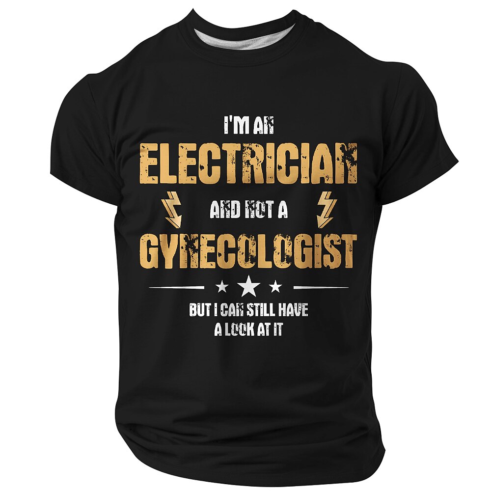 Electrician Work Humor Warning Graphic Tee