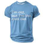 Classic Old Man Funny Quote Print Graphic Tee Shirt