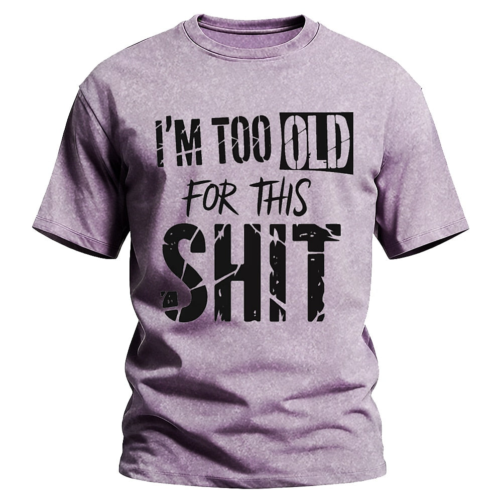Old Man Classic Joke Graphic Funny Quote Shirt
