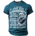 April Man Birthday Eagle Humor Graphic Tee