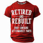 Aftermarket Parts Retirement Humor Graphic Tee