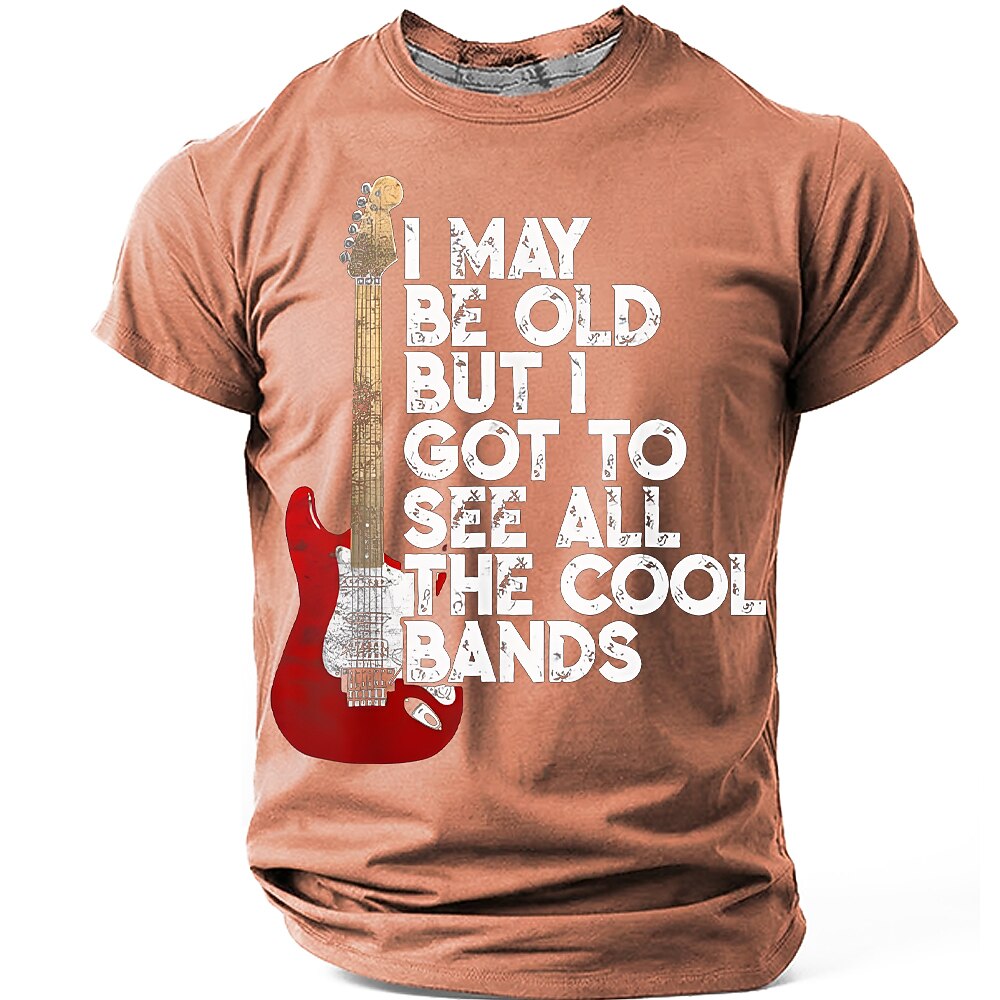 Old Man Saw Cool Bands Rock Music Graphic Tee