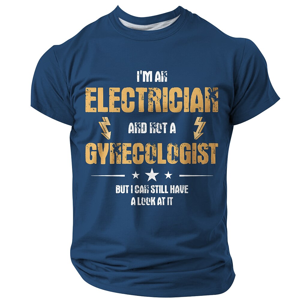 Electrician Work Humor Warning Graphic Tee