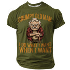Old Man Legend Funny Aging Graphic Daily Street Tee